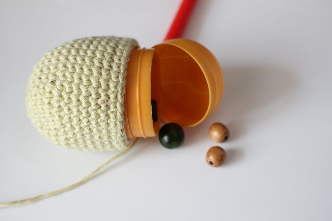 Blog-Inhaltsbild für 'Kostenlose Häkelanleitung für Ü-Ei Blume'