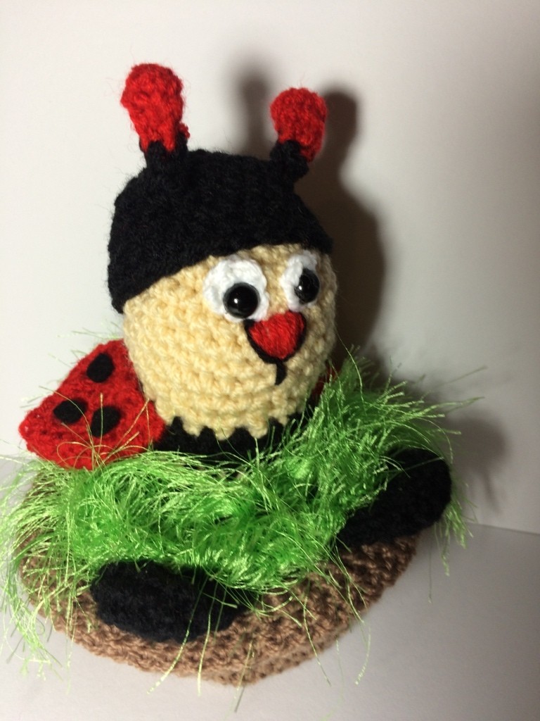 Blog-Inhaltsbild für 'Kostenlose Häkelanleitung - Marienkäferchen im Topf'