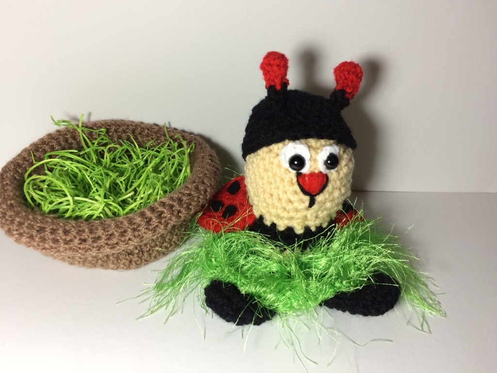 Blog-Inhaltsbild für 'Kostenlose Häkelanleitung - Marienkäferchen im Topf'