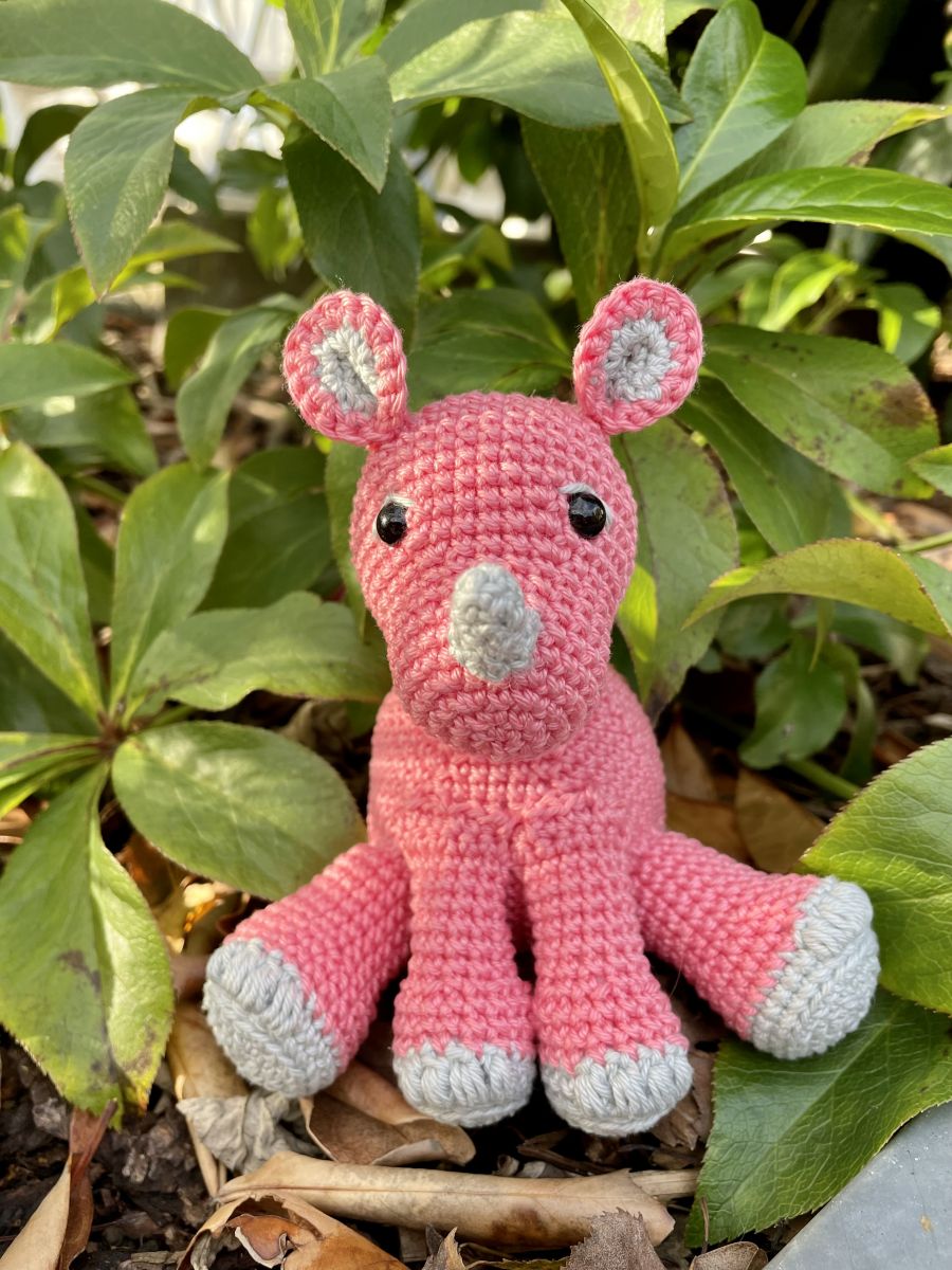 Blog-Inhaltsbild für 'Häkelanleitung "Kleines Nashorn"'