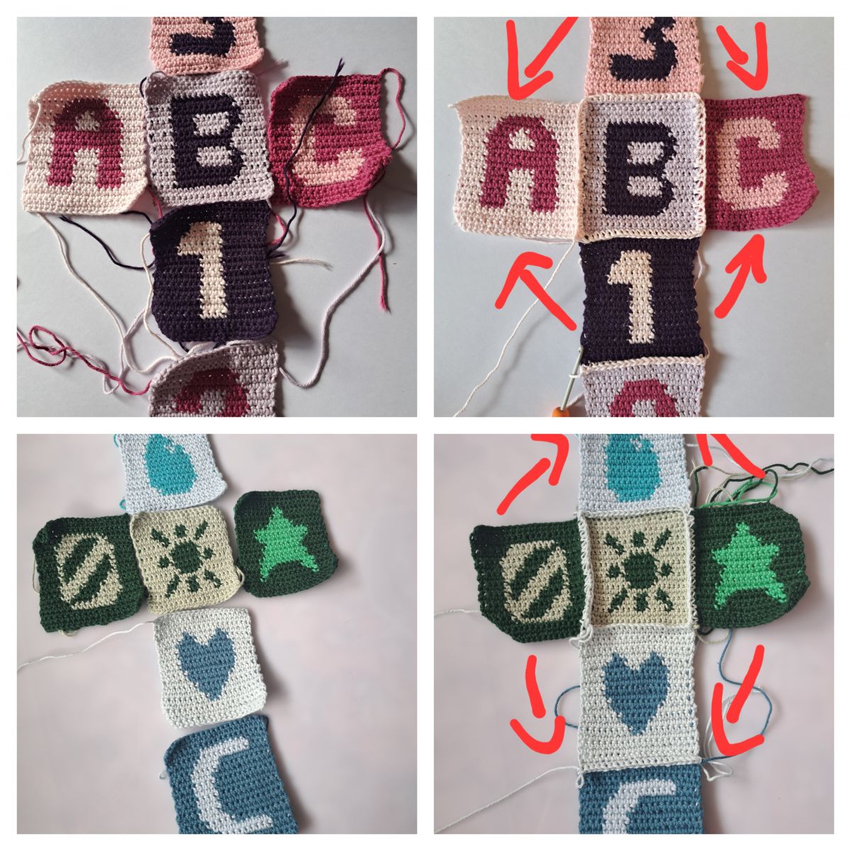 Blog content image for 'Free Pattern for Childrens toy Cube ABC 123 and Moon, Sun and Stars'