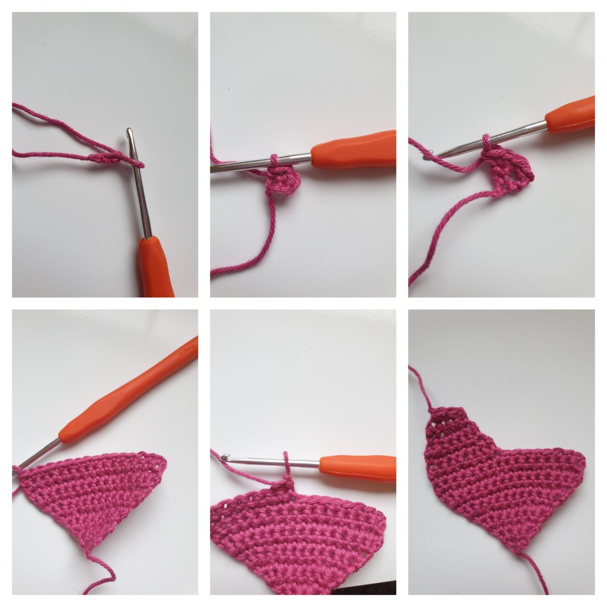 Blog-Inhaltsbild für 'Gratis Anleitung für ein Häkel Herz in 3 verschiedenen Größen.'