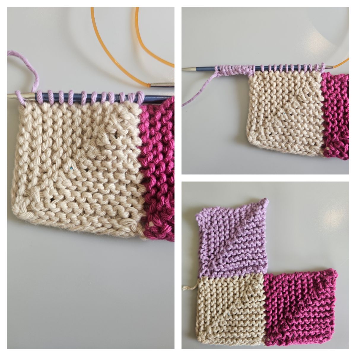 Blog content image for 'Mitred Squares, how to knit this technique and what is it used for?'