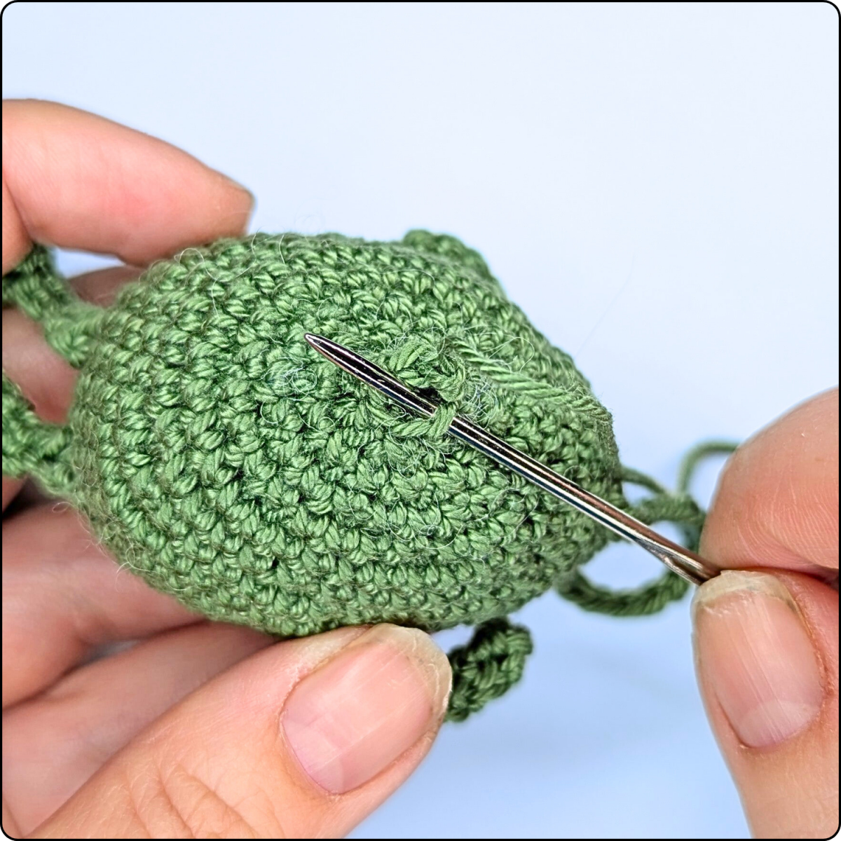 Blog content image for 'Free No-Sew Crochet Pattern: Avocado Keychain'