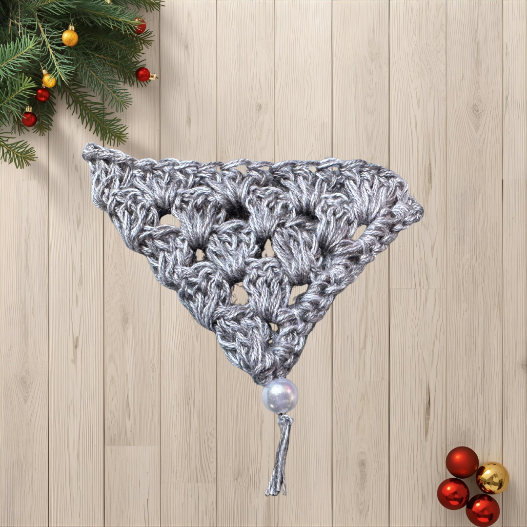 Blog-Inhaltsbild für 'Half-Granny mal anders: Ein schnelles Lesezeichen aus Garnresten (Gratisanleitung)!'