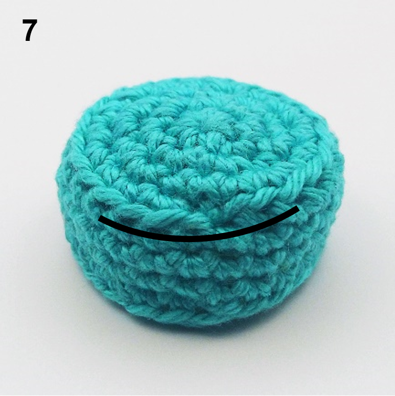 Blog-Inhaltsbild für 'Häkeltechniken und Tipps für Amigurumi  – Kante'