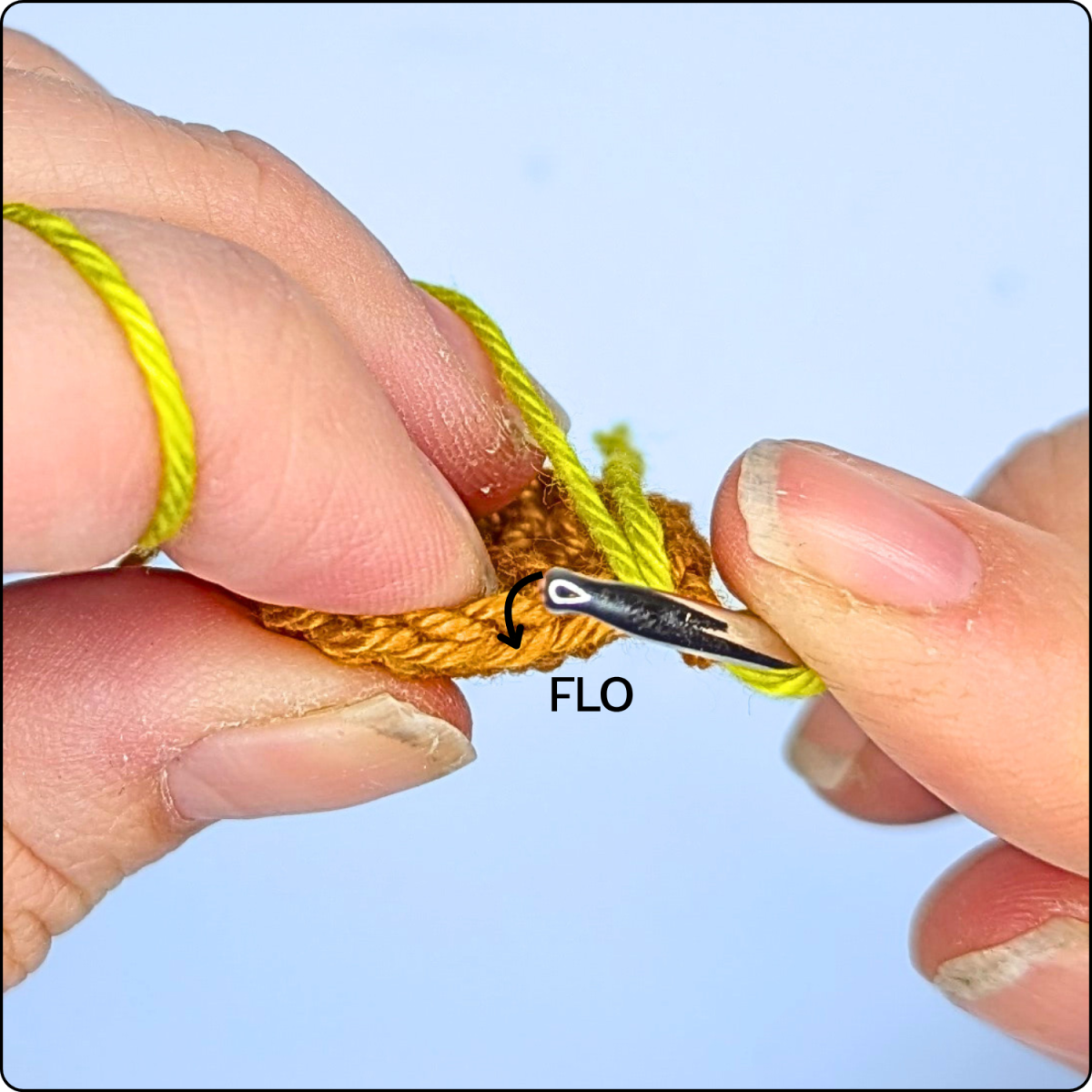 Blog content image for 'Free No-Sew Crochet Pattern: Avocado Keychain'