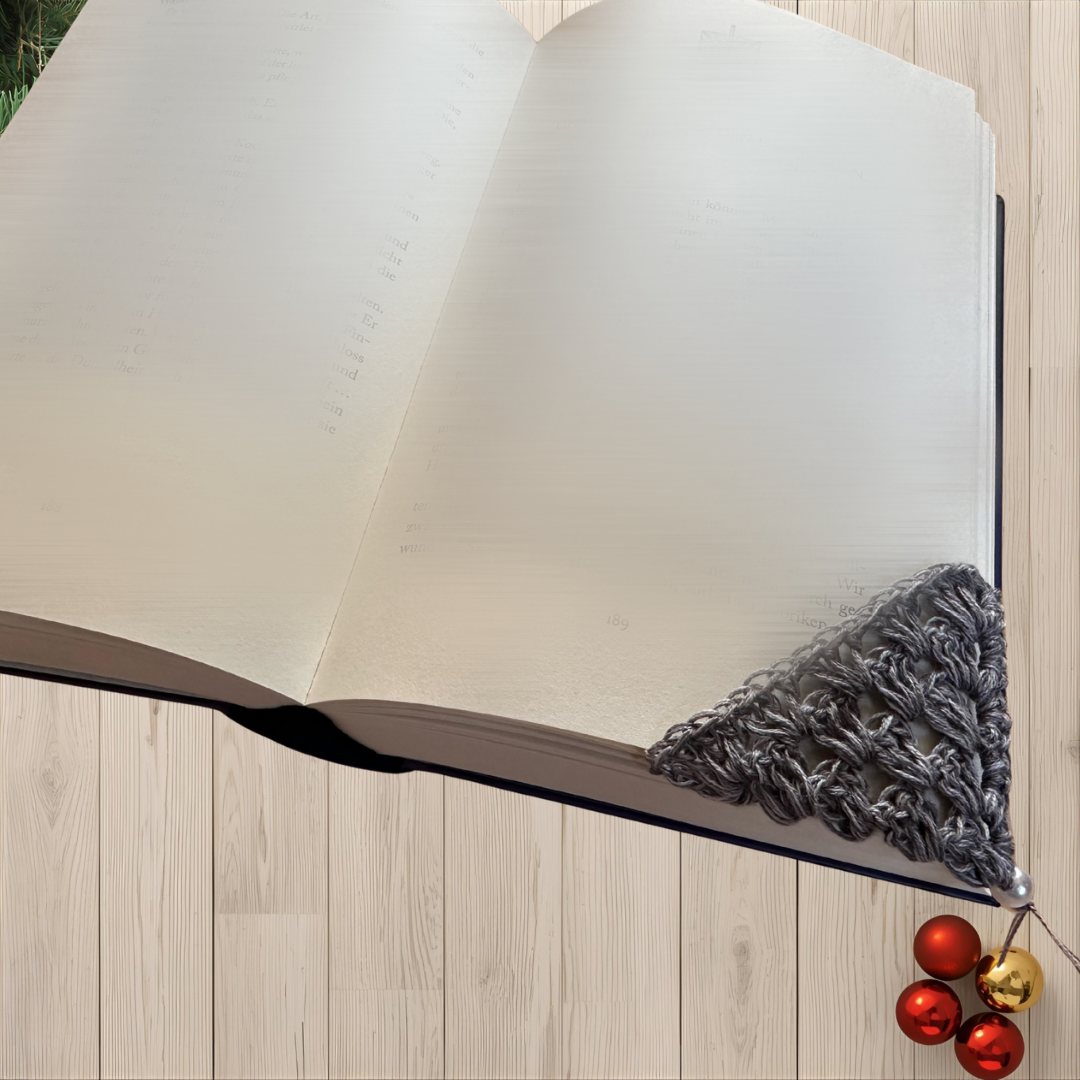 Blog-Inhaltsbild für 'Half-Granny mal anders: Ein schnelles Lesezeichen aus Garnresten (Gratisanleitung)!'