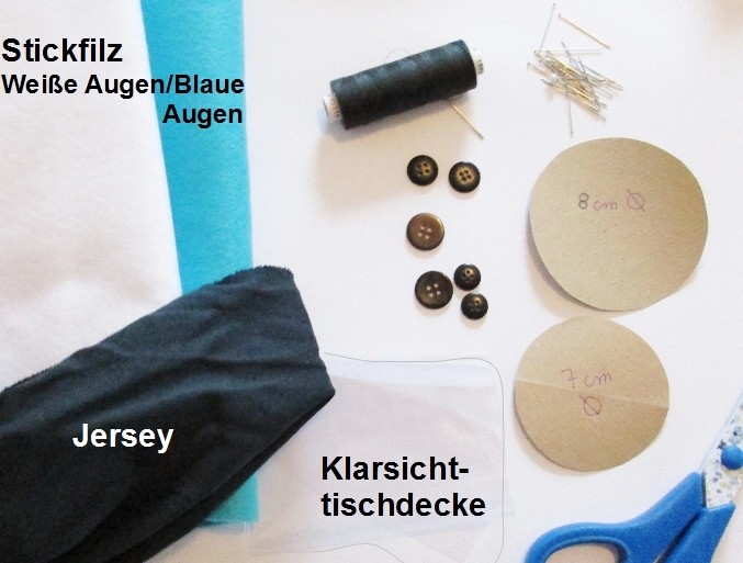 Blog-Inhaltsbild für 'Wackelaugen selbst gemacht DIY Nähe Dir ein Gesicht zum Applizieren'