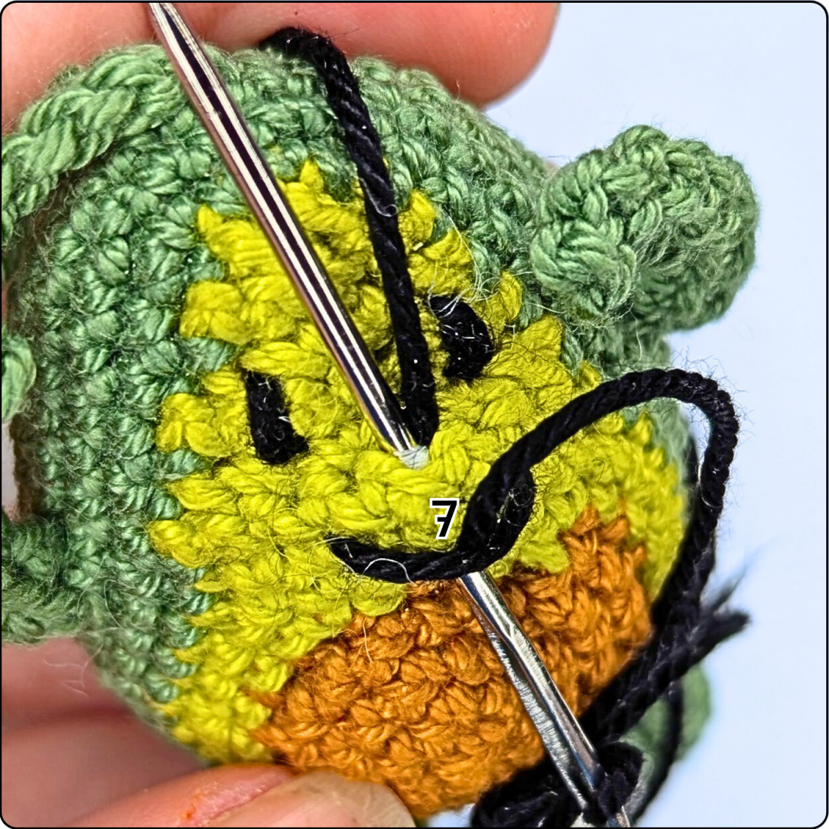 Blog content image for 'Free No-Sew Crochet Pattern: Avocado Keychain'