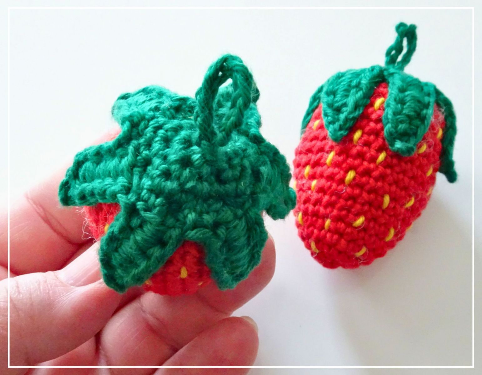 Blog-Inhaltsbild für 'Ostereier-Variationen: Erdbeer-Ei, Blumen-Ei plus Gestaltungs-Tipps (kostenlose Häkelanleitung)'