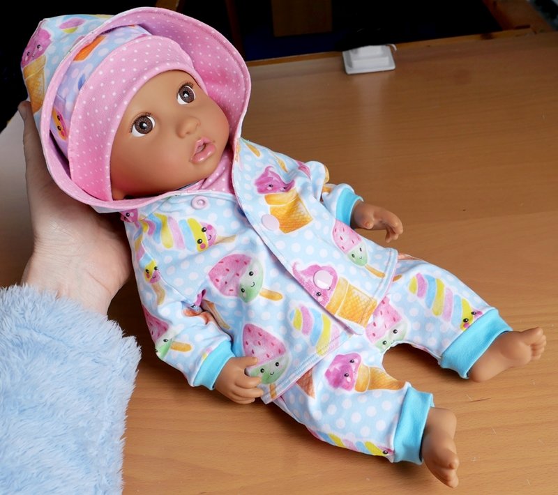 Blog-Inhaltsbild für 'Teil 3 - Meine ersten selbst genähten Puppensachen'