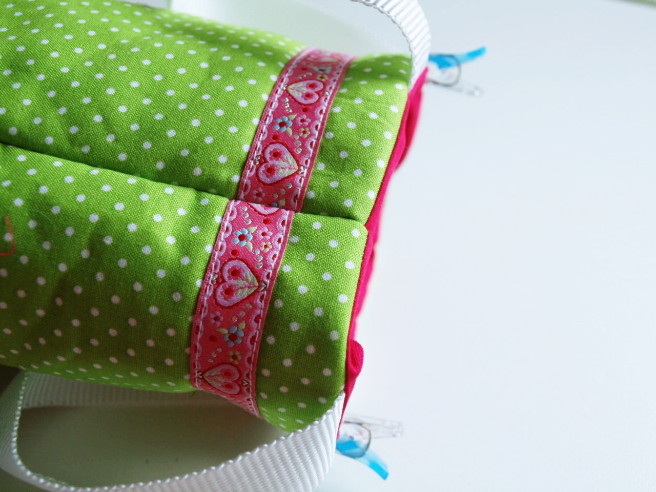 Blog-Inhaltsbild für 'Kostenlose Nähanleitung, Tasche ca. 23 cm hoch'