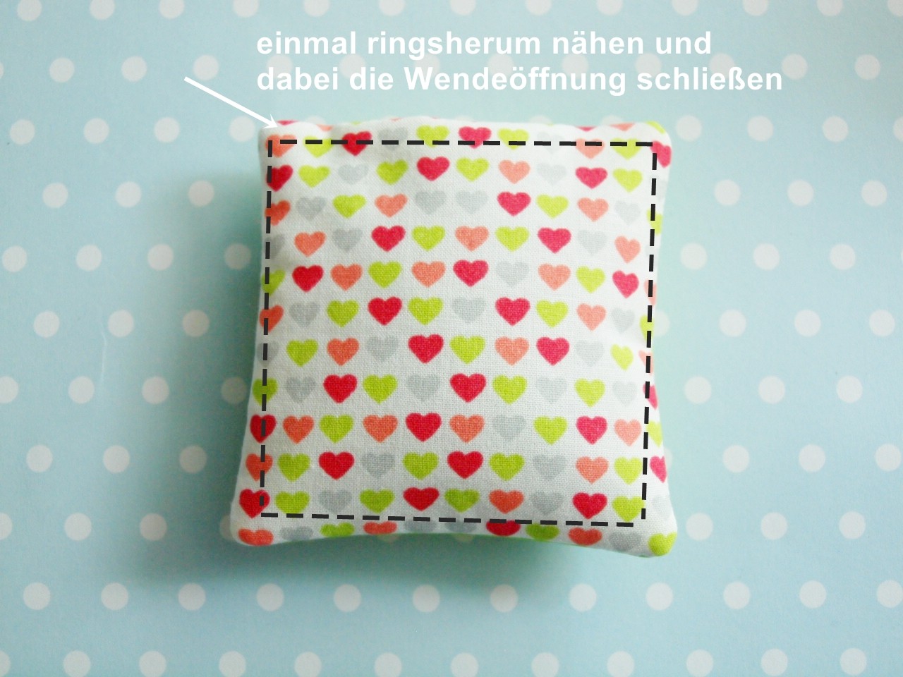 Blog-Inhaltsbild für 'kostenlose Nähanleitung für Lavendelkissen - 2 Versionen'