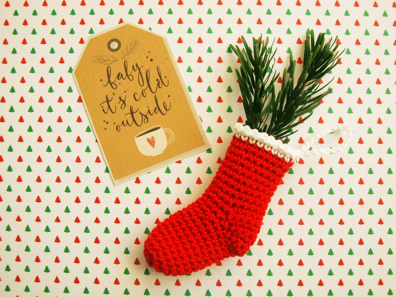 Blog-Inhaltsbild für 'Häkelanleitung Weihnachtsstiefel, Nikolausstiefel, 10 cm groß'