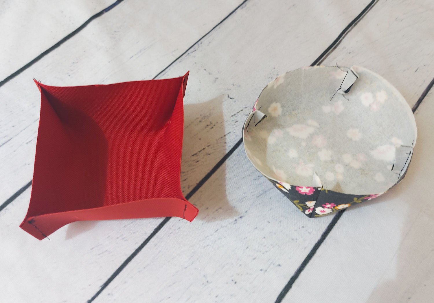 Blog-Inhaltsbild für 'Schale aus Stoff nähen - Praktisches Utensilo'