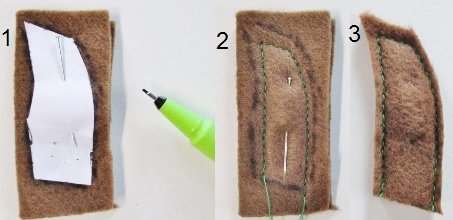 Blog-Inhaltsbild für 'Das Apfeltäschchen: Portemonnaie, Geldbörse oder Brustbeutel Versteckerlie, Nähanleitung mit Schnittmuster: Nähe dir einen Apfel aus Filz'