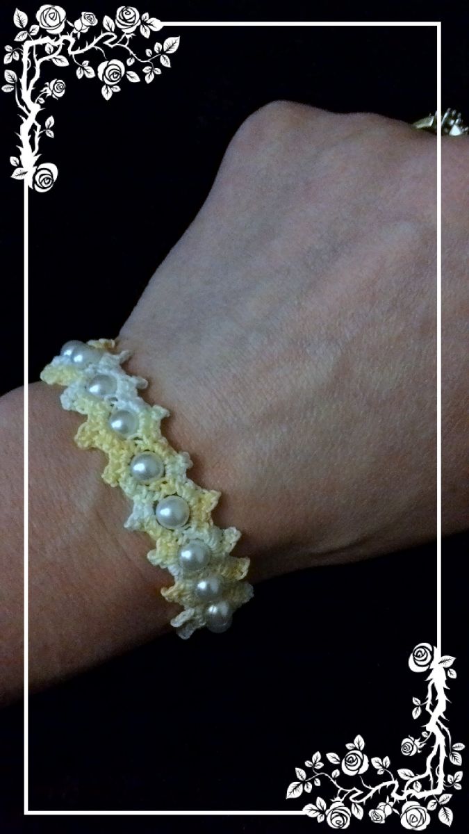 Blog-Inhaltsbild für 'Kostenlose Anleitung für gehäkeltes Armband und Collier'