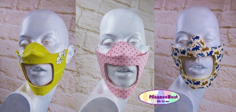 Blog-Inhaltsbild für 'Mund - und Nasen- Maske mit Sicht - Fenster für Gehörlose:  eine Lippenleser - Maske'