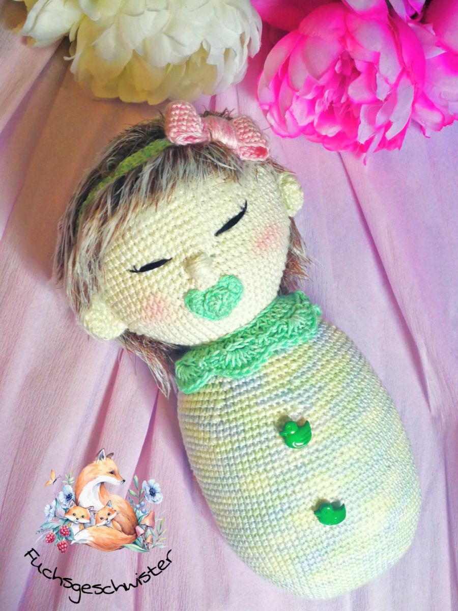 Blog-Inhaltsbild für 'Süßes Schlafpüppchen häkeln'