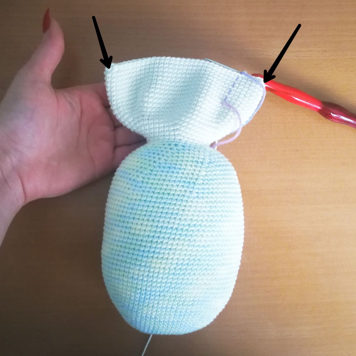 Blog-Inhaltsbild für 'Süßes Schlafpüppchen häkeln'