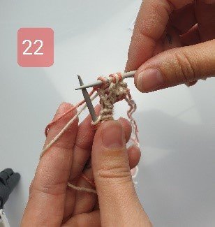 A picture containing person, hand, needleDescription automatically generated