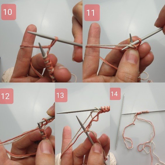 Blog-Inhaltsbild für 'Gratis Strickanleitung Frühlings Topflappen'