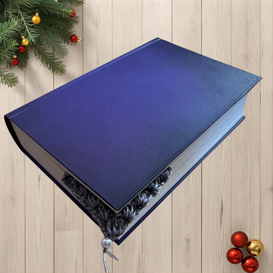 Blog-Inhaltsbild für 'Half-Granny mal anders: Ein schnelles Lesezeichen aus Garnresten (Gratisanleitung)!'