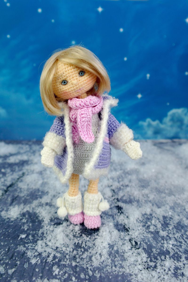 Blog-Inhaltsbild für 'Kleine gehäkelte Puppe'