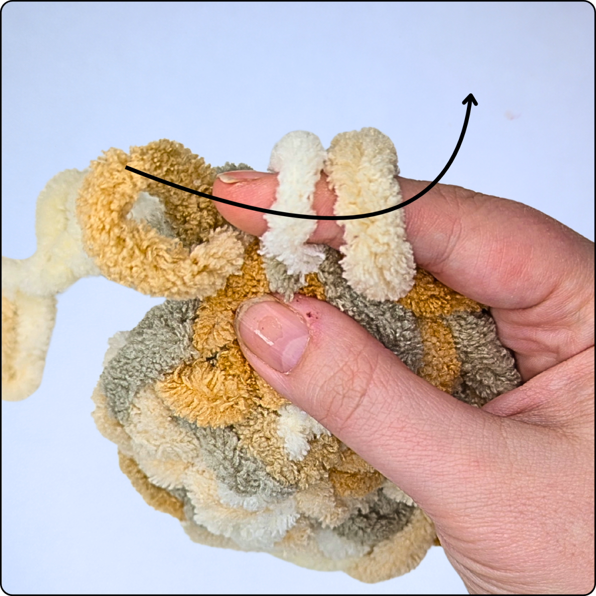 Blog content image for 'Crocheting with Loop Yarn: Essential Stitches & Techniques'