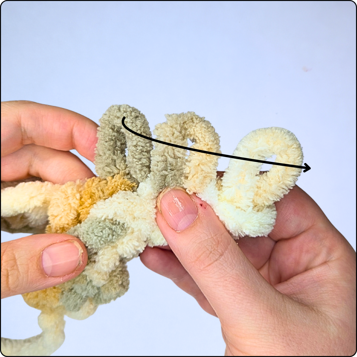 Blog content image for 'Crocheting with Loop Yarn: Essential Stitches & Techniques'