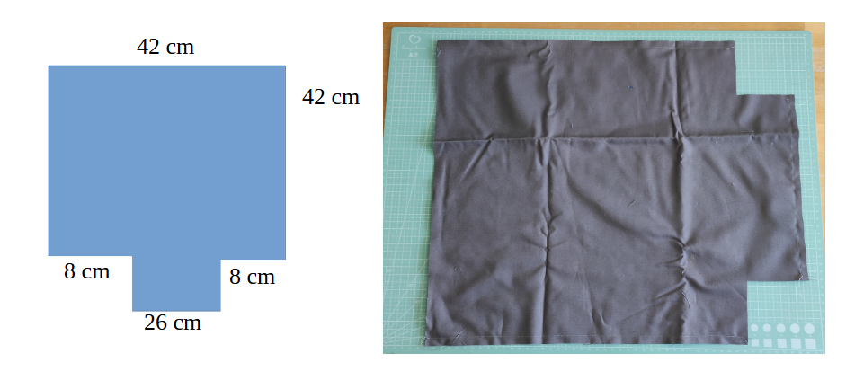 Blog content image for 'Free upcycling sewing instructions - jeans bag'