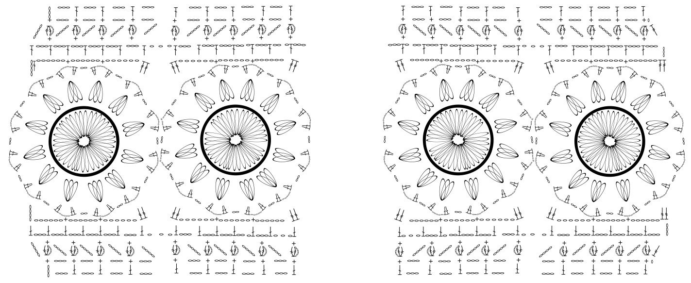 Blog-Inhaltsbild für 'Was zusammengehört, wächst zusammen – Gabelhäkeln Teil 5: 12-Ecke verbinden & umrahmen – Kostenlose Anleitung für einen Gabelhäkelschal'