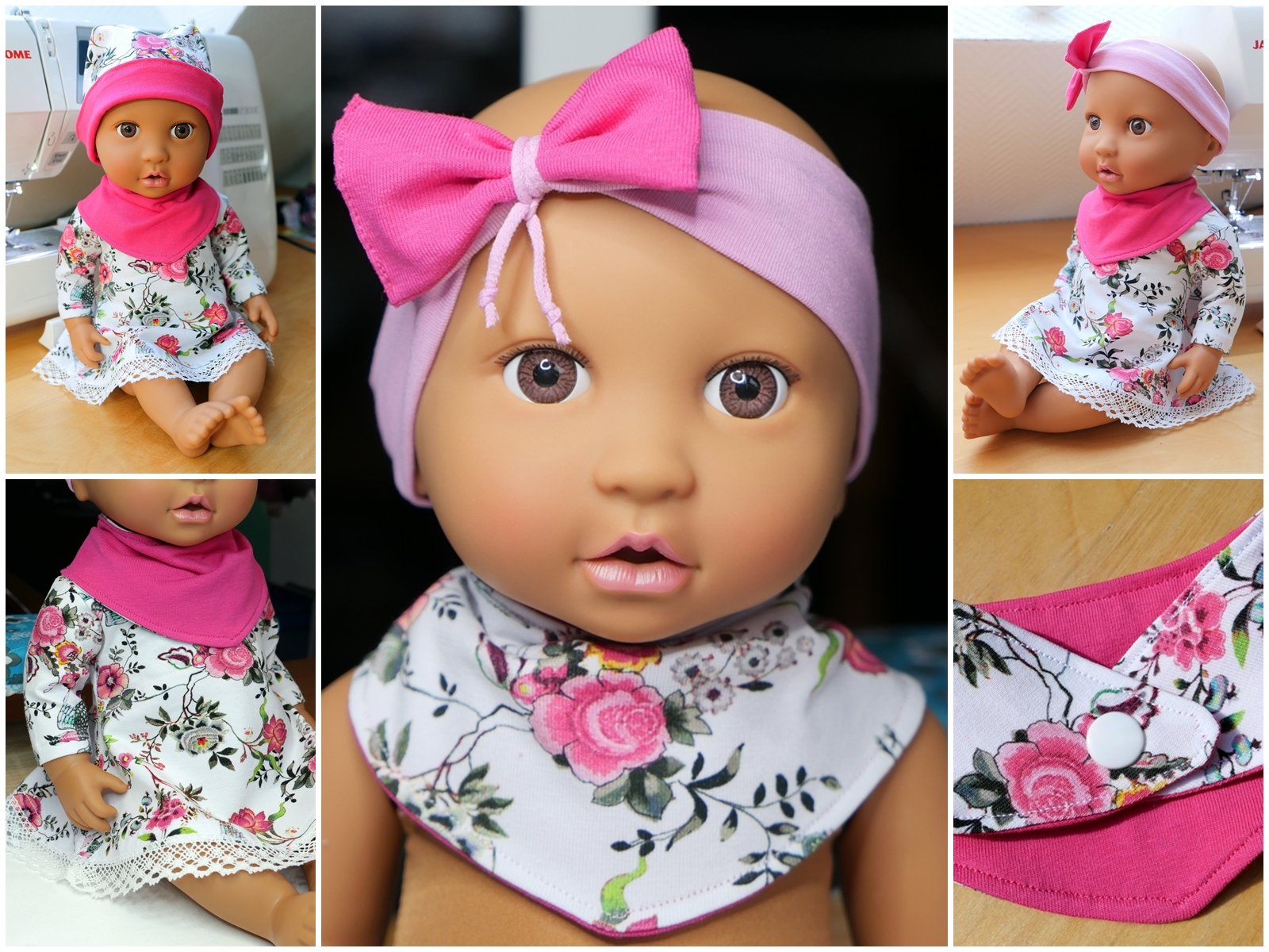 Blog-Inhaltsbild für 'Teil 1 - Meine ersten selbst genähten Puppensachen'