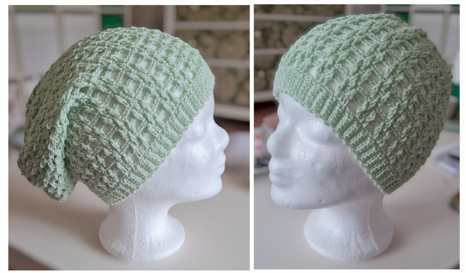 Blog-Inhaltsbild für 'Häkelanleitung: Leichte Mütze oder lässige Longbeanie "Vernetzt"'