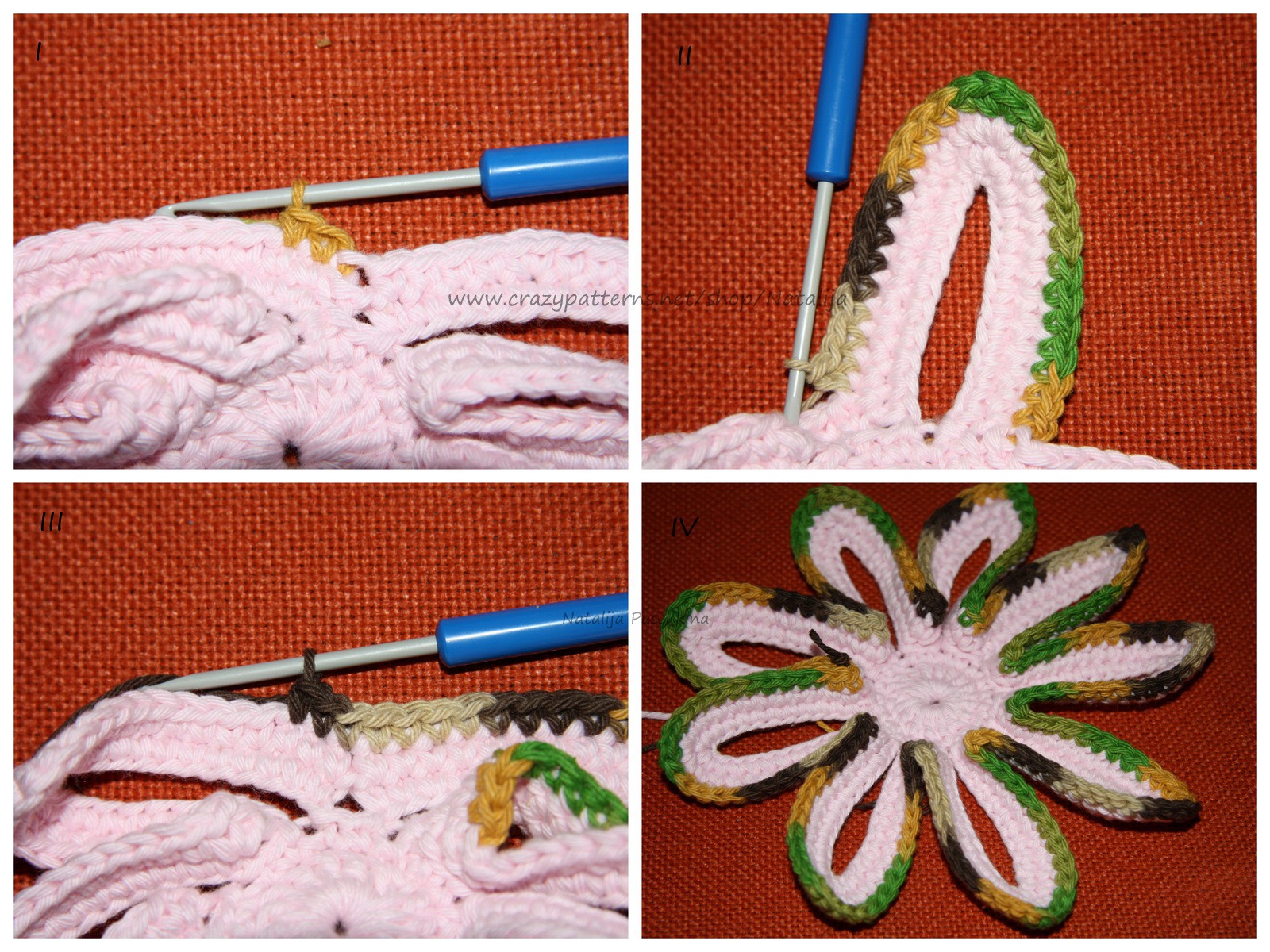 Blog-Inhaltsbild für 'Kostenlose Häkelanleitung Topflappen 'Blume''