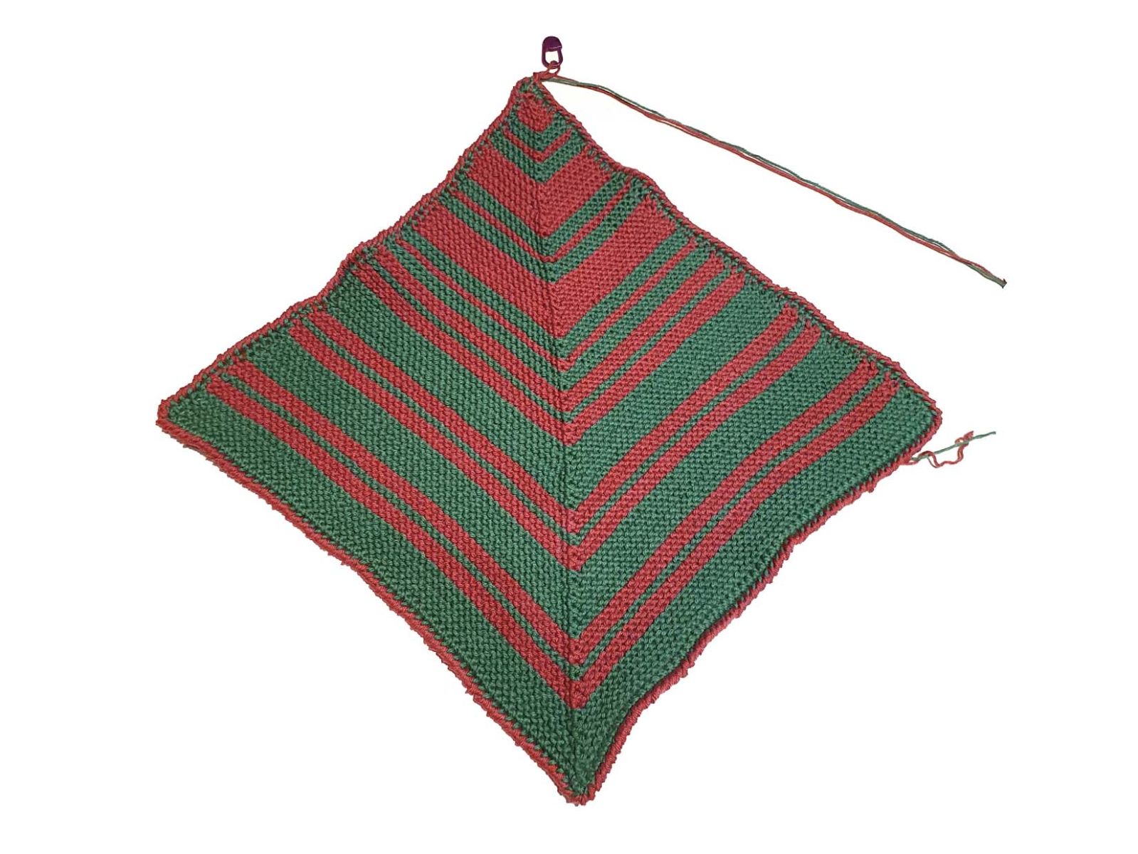 Der fertig gearbeitete Topflappen als Variante ohne Aufhänger ist zu sehen.