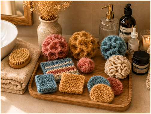 Blog content image for 'TrendMaschen: From Cleaning Yarn to Spa Trend – 5 Free Scrubby Ideas for Your Bathroom'