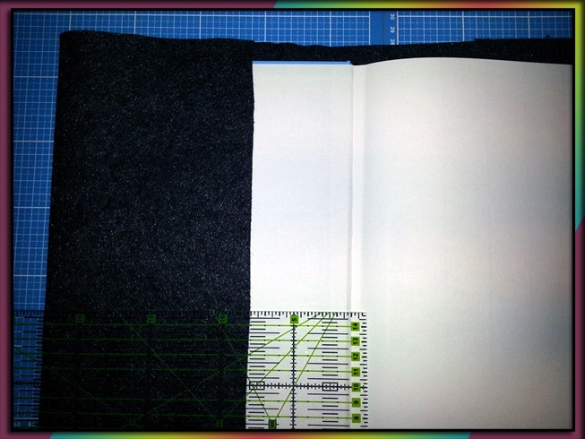 Blog-Inhaltsbild für 'Näh-Anleitung: Buchhülle / Hefthülle aus Filz'