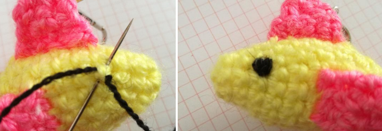 Blog-Inhaltsbild für 'Kleine Fische als Schlüsselanhänger/ Mobile/ Deko/... häkeln'