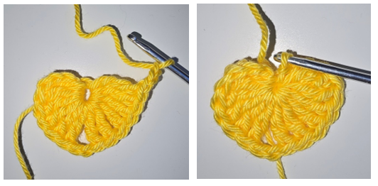 Blog-Inhaltsbild für 'kostenlose Anleitung für Herbstblätter - schnelles Häkelprojekt für zwischendurch'