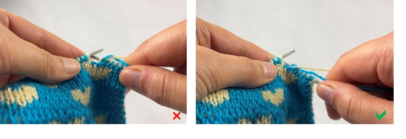 Blog-Inhaltsbild für 'Doubleface stricken ohne Frust: Die häufigsten Fehler und wie du sie einfach korrigierst'