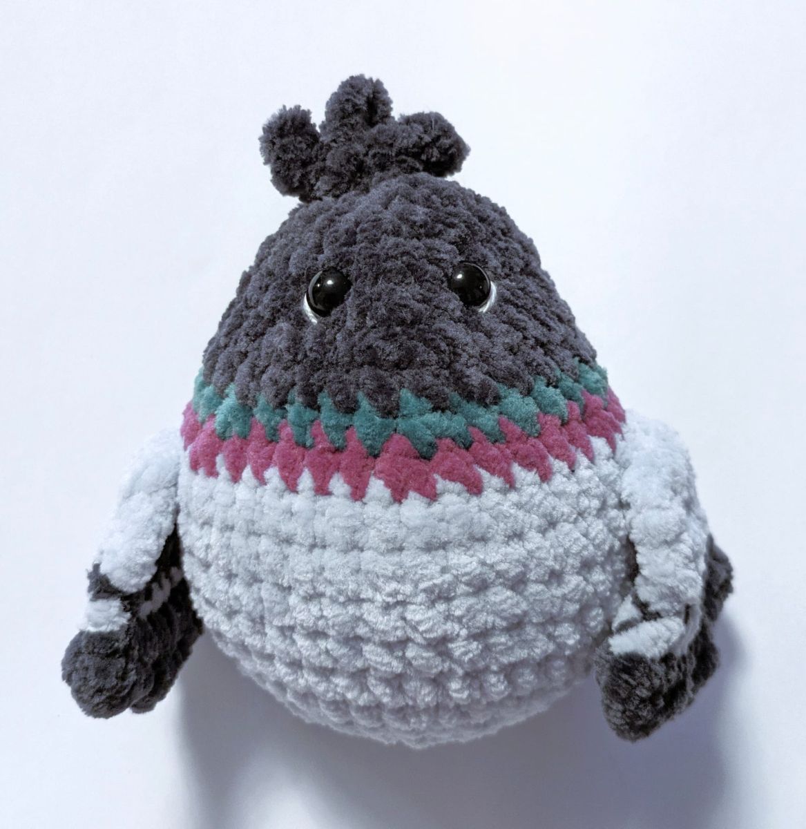 Blog-Inhaltsbild für 'Kostenlose Häkelanleitung der Taube Tilda'