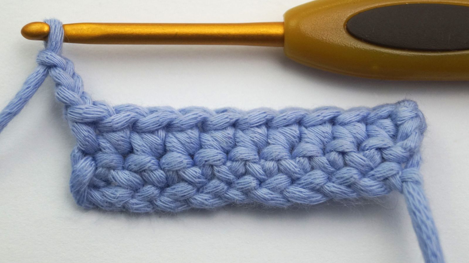 Reverse single crochet