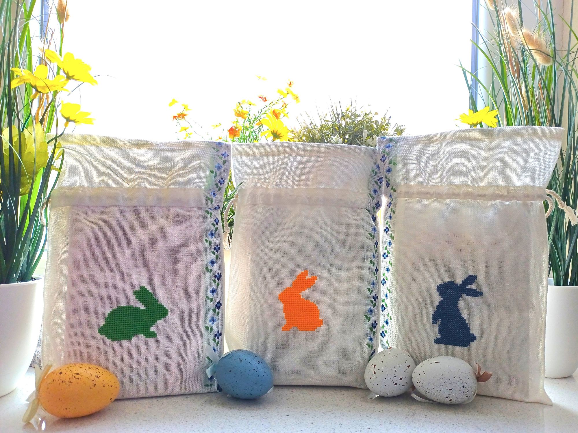 geschenksäckchen ostern nähanleitung kostenlos