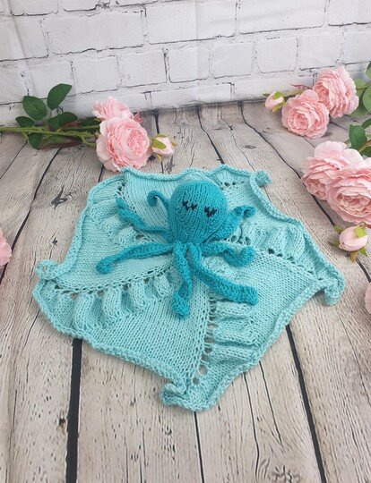 Blog-Inhaltsbild für 'Kostenlose Strickanleitung für ein Robin Schmusetuch'