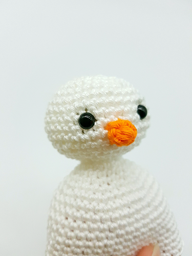 Blog-Inhaltsbild für 'Kostenlose Häkelanleitung für den Schneemann "Frosty"'