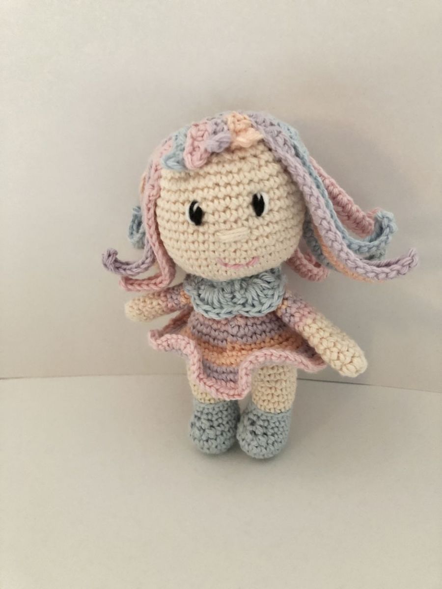 Blog-Inhaltsbild für 'Häkelanleitung bunte Puppe'