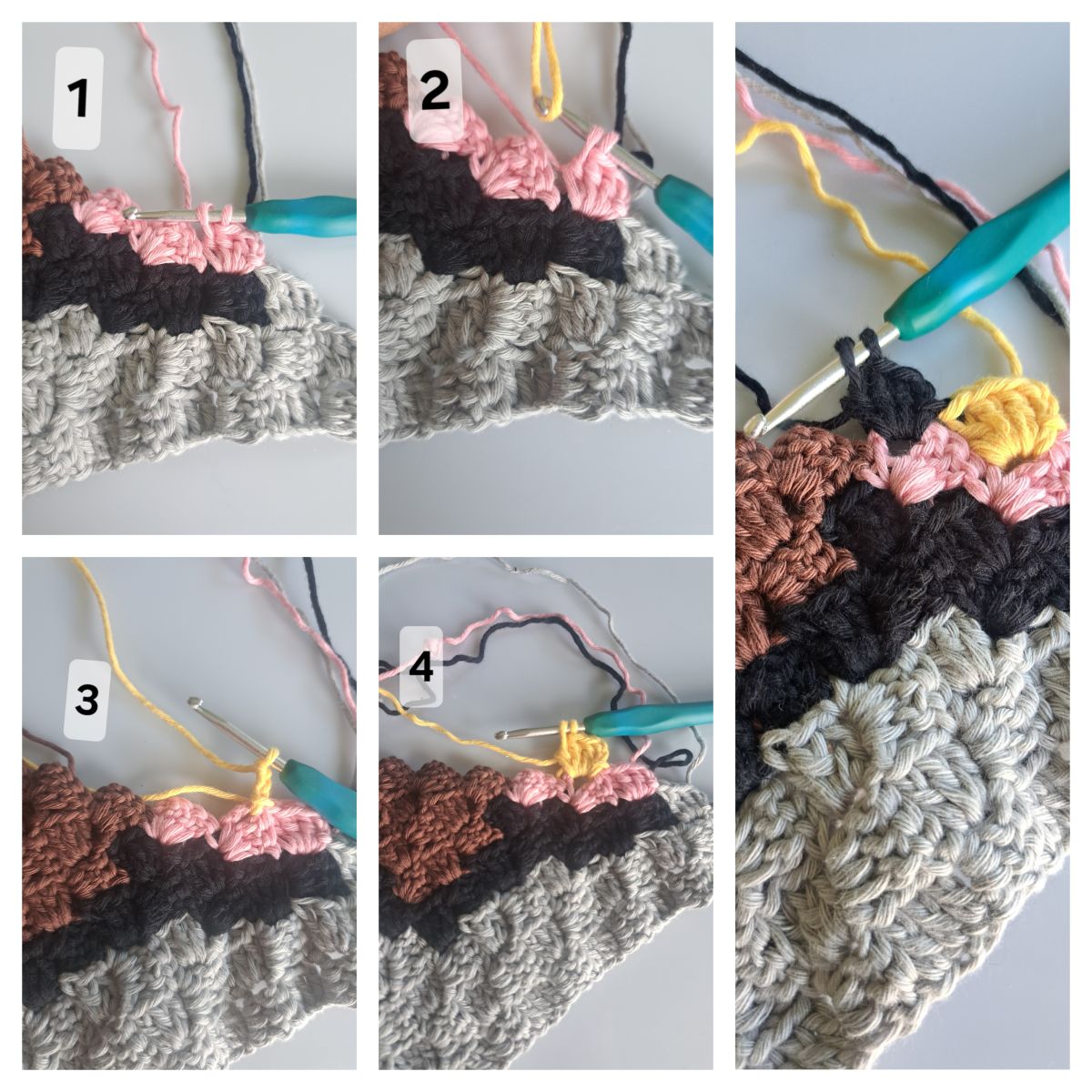 Blog-Inhaltsbild für 'Wie funktioniert C2C Häkeln– Ein Anfängerguide für die Corner-to-Corner-Häkeltechnik'
