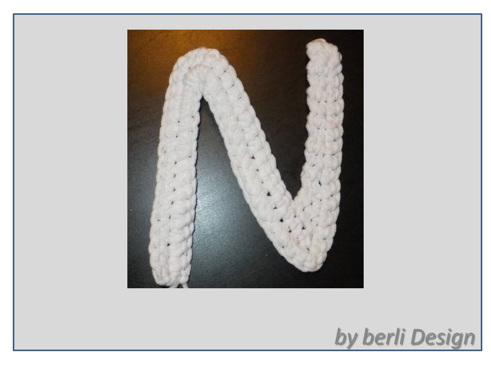 Buchstabensalat - Teil 14 - Buchstabe N als Applikation und 3-D Buchstabensalat - Teil 14 - Buchstabe N als Applikation und 3-D